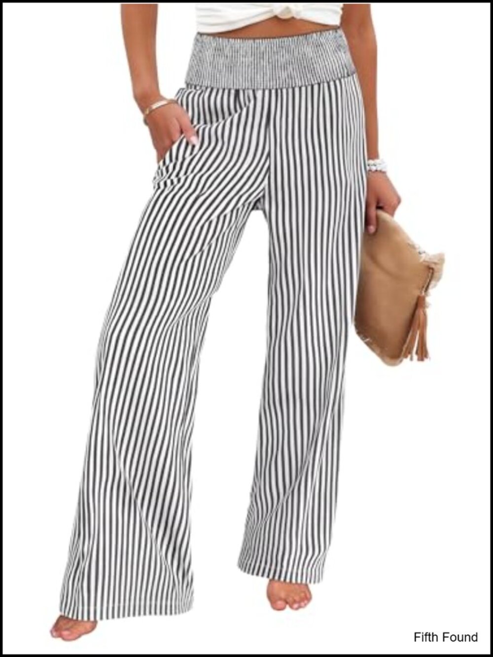 Women's Wide Leg Palazzo Pants High Rise Pull On 100% Rayon Woven
